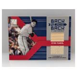 /25 2004 Donruss Elite Stan Musial 2x Bat/Relic