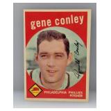 1959 Topps Gene Conley #492 Corners