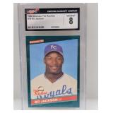 1986 Donruss The Rookies Bo Jackson RC #38 CGC 8