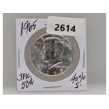 1965 40% Silv JFK Half $1 Dollar