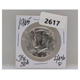 1965 40% Silv JFK Half $1 Dollar