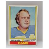 1974 Topps 205 Merlin Olsen Corners