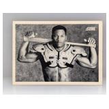 1990 Score Black and White Bo Jackson #697 dmg