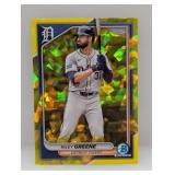 2024 Greene Bowman Chrome Yellow Sapphire Ref /75