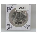 1965 40% Silv JFK Half $1 Dollar