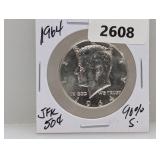 1964 90% Silv JFK Half $1 Dollar