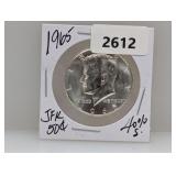 1965 40% Silv JFK Half $1 Dollar