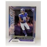 2020 Panini Prizm Emergent Justin Jefferson RC #10