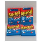 (4) 1989 Donruss Baseball Packs