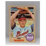 1968 Topps Baseball PHIL NIEKRO HOF 257