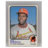 1973 Topps #190 Bob Gibsonï¿½Corners/Edges/Stain