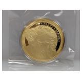 Trump Clad Gold Layered Medallion