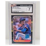 1987 Donruss Rated Rookie Greg Maddux RC #36 CGC 7