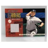 2003 Donruss Roger Clemens Relic SP 077/500 Crease