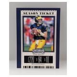 2019 Contenders DP Season Ticket Tom Brady #96