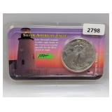 1994 UNC 1oz .999 Silv Eagle $1 Dollar