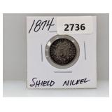 1874 Shield Nickel