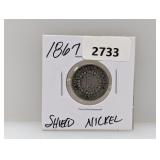 1867 Shield Nickel