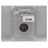 ICG 2026 Genuine Hobo Buffalo Nickel