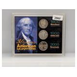 3 Centuries of American Quarters
