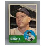 1963 Topps Mickey Mantle #200 Corners/Edges