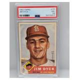 1953 Topps 177 Jim Dyck PSA 3.5