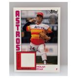 2019 Nolan Ryan Topps 1984 Topps Variation Jersey
