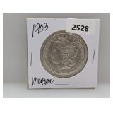 1903 90% Silv Morgan $1 Dollar