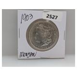 1903 90% Silv Morgan $1 Dollar