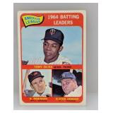 1965 Topps 1 1964 Batting Ldrs Corners/Stain