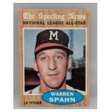 1962 Topps #399 Warren Spahnï¿½Corner/Edge