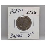 1927-S Buffalo Nickel