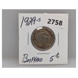 1929-S Buffalo Nickel