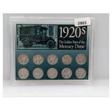 1920s 90% Silv Golden Yrs Mercury Dimes
