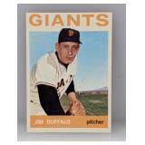 1964 Topps JIM DUFFALO TUFF HI # 573 Corner