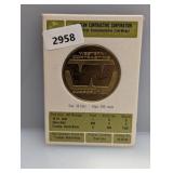 Western Contracting Comm Coin-Medal