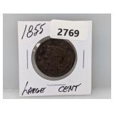 1855 Large One Cent