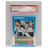 1987 Greg Maddux Fleer Update RC U-68 PSA 9