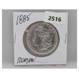1885 90% Silv Morgan $1 Dollar