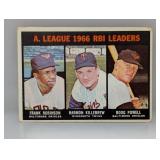 1967 Topps 241 AL RBI Ldrs Damaged
