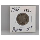 1925 Buffalo Nickel