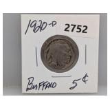 1920-D Buffalo Nickel