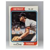 1974 Topps Baseball Al Kaline HOF 215