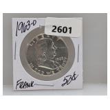 1963-D 90% Silv Franklin Half $1 Dollar