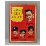 1962 Topps 1961 AL ERA LEADERS 55 Surface/Indent