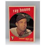1959 Topps Ray Boone #252 Corners/Stains