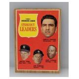 1962 Topps LEADERS WHITEY FORD/JIM BUNNING 59