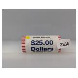 Roll (25) $1 Monroe Dollars