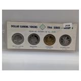 1966 Dollar Gaming Tokens Set