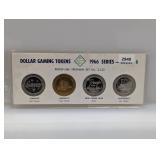 1966 Dollar Gaming Tokens Set